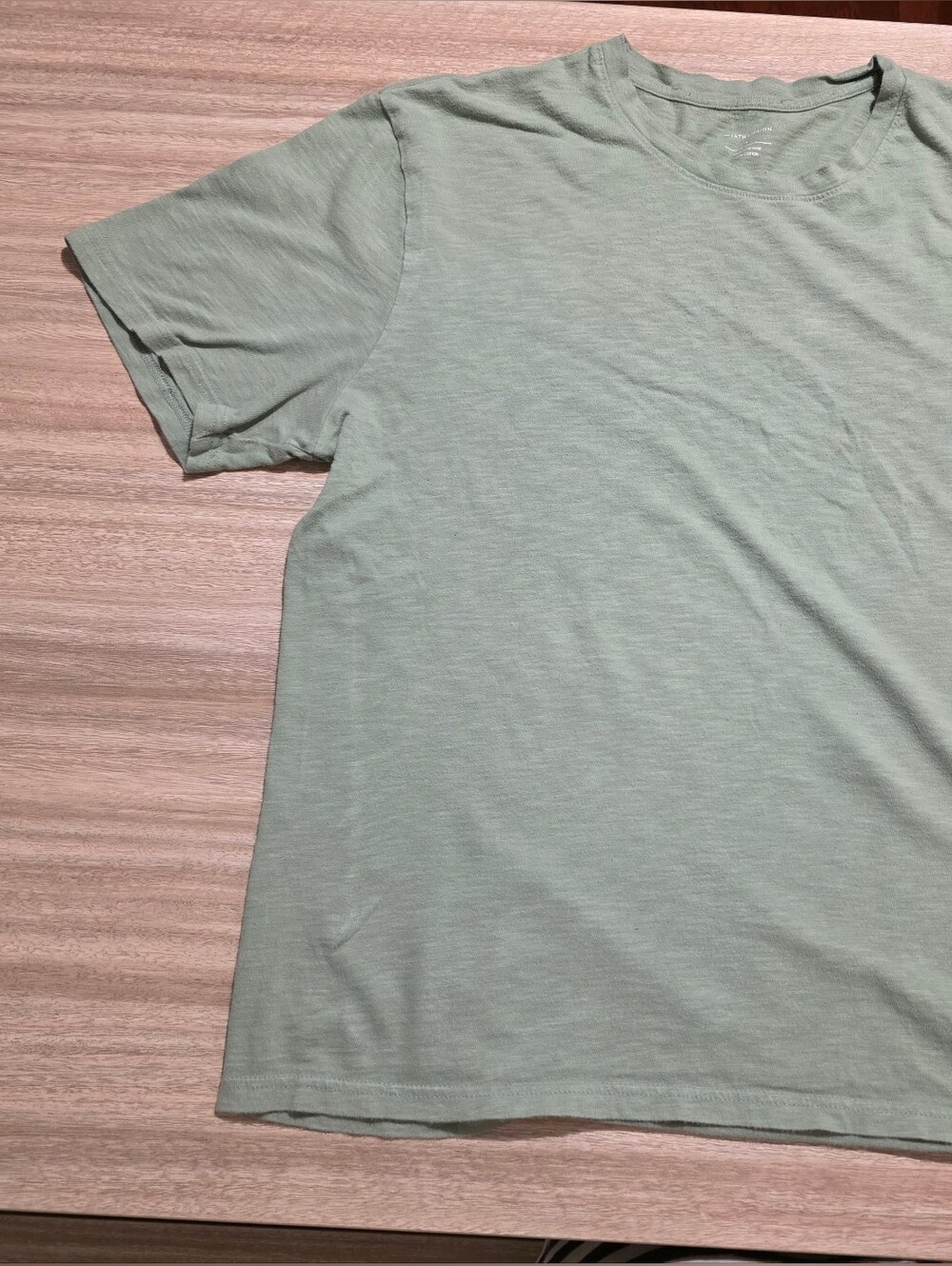 14th & Union Men's Short Sleeve Crew T-Shirt - Sage Size L